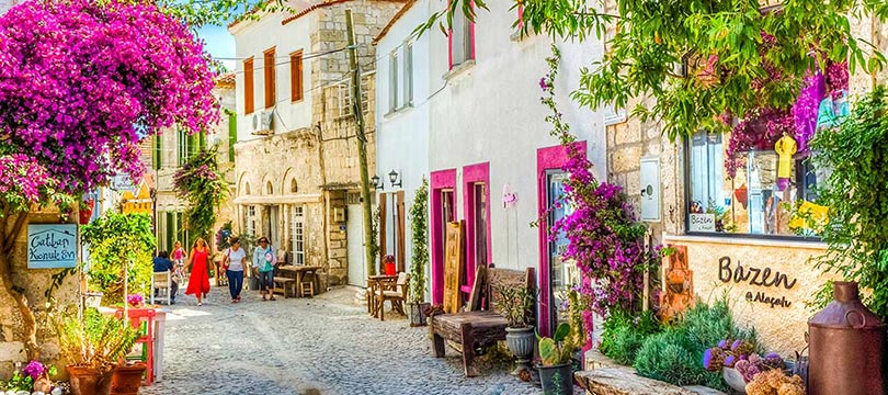 Street view in Alacati