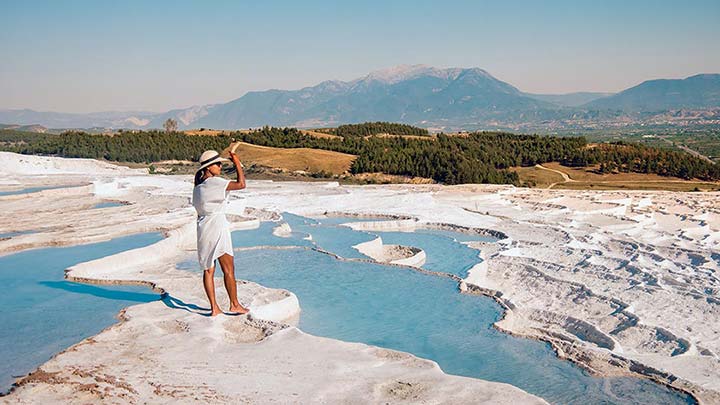 Calcium Travertines of Pamukkale