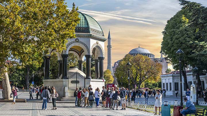 German Fountain in Sultanahmet Square